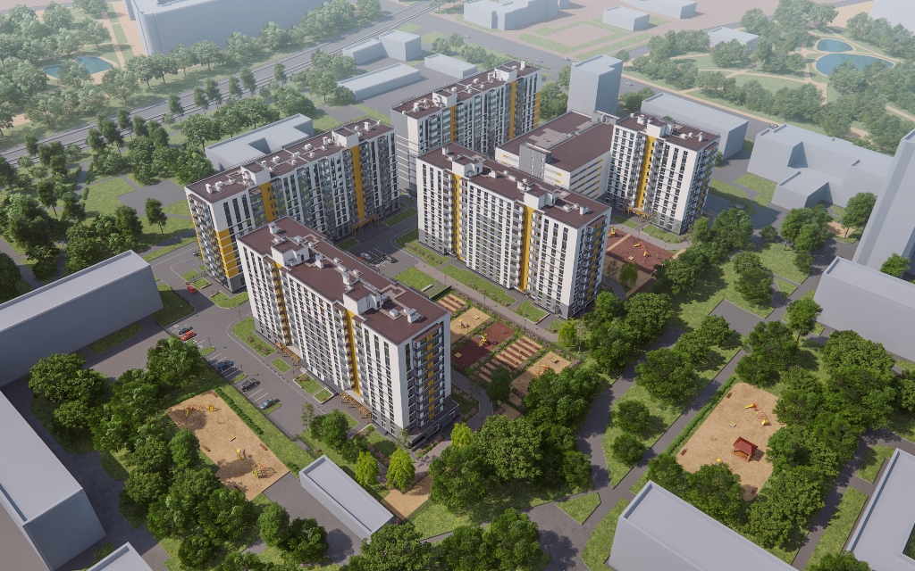 1-комнатная, 42 м² — ЖК ЖК ТАРМО