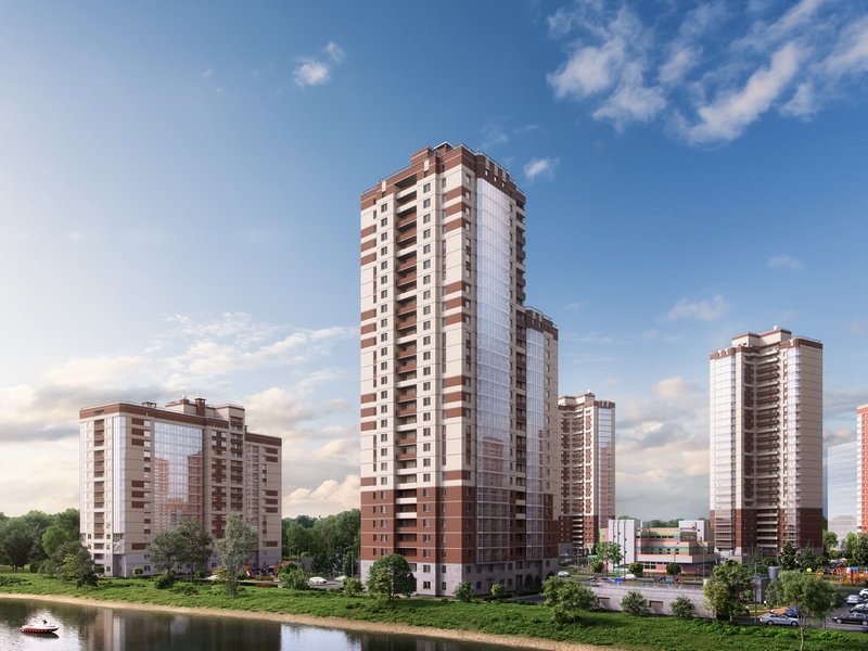 2-комнатная, 50 м² — ЖК ЖК Живи в Рыбацком