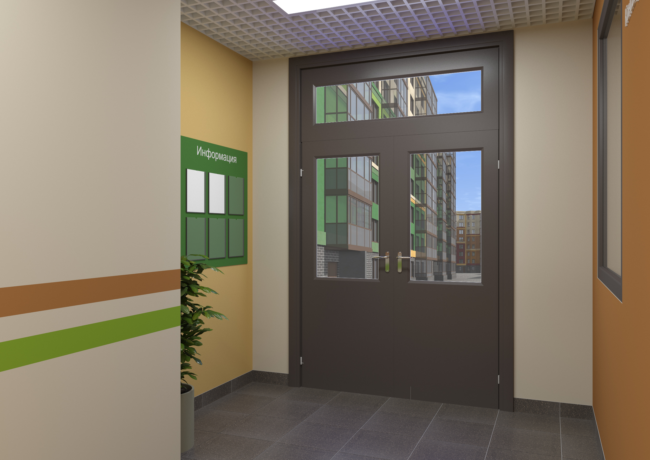 2-комнатная, 60 м² — ЖК ЖК Клёны