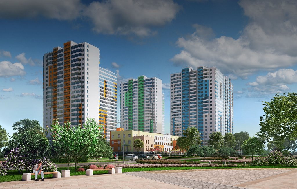 1-комнатная, 43 м² — ЖК Ап-квартал Комендантский (Up-квартал Комендантский)