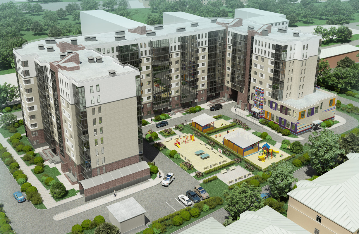 2-комнатная, 94 м² — ЖК ЖК Золотое Время