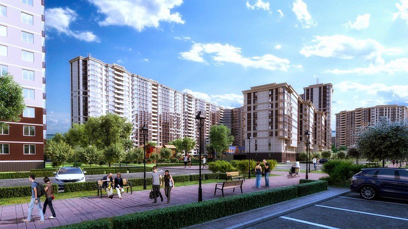 1-комнатная, 42 м² — ЖК ЖК Материк