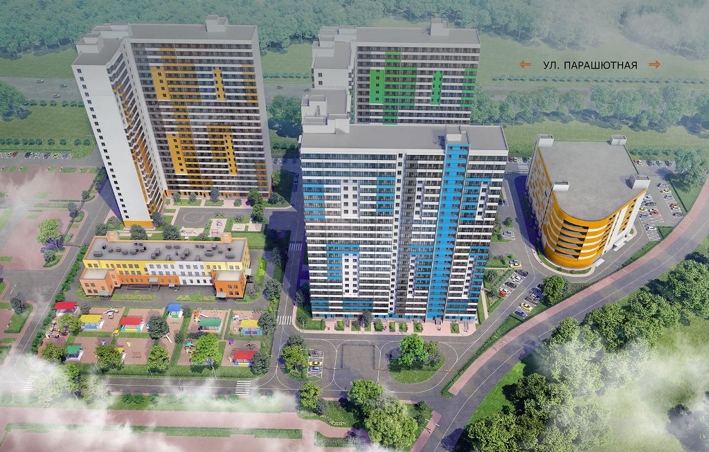 2-комнатная, 73 м² — ЖК Ап-квартал Комендантский (Up-квартал Комендантский)