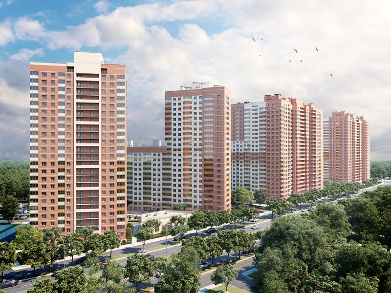 2-комнатная, 50 м² — ЖК ЖК Живи в Рыбацком