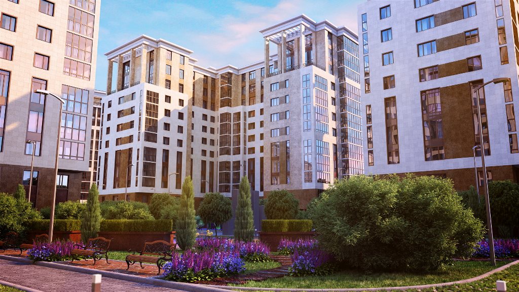 2-комнатная, 77 м² — ЖК ЖК Лайф Приморский
