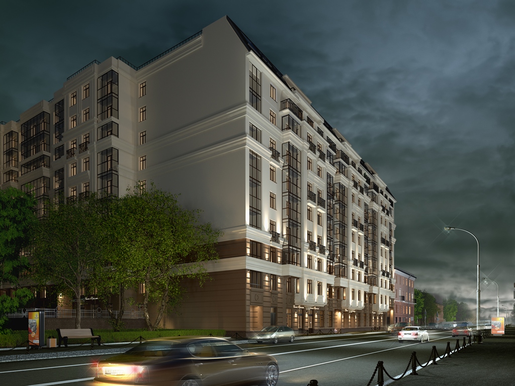 2-комнатная, 68 м² — ЖК ЖК Дом у Каретного