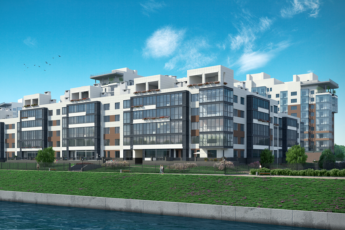 1-комнатная, 56 м² — ЖК ЖК Жемчужный берег
