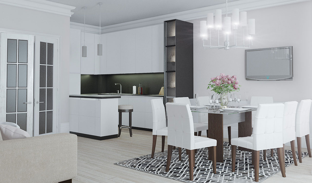 4-комнатная, 121 м² — ЖК ЖК Master на Серебристом бульваре (Мастер)