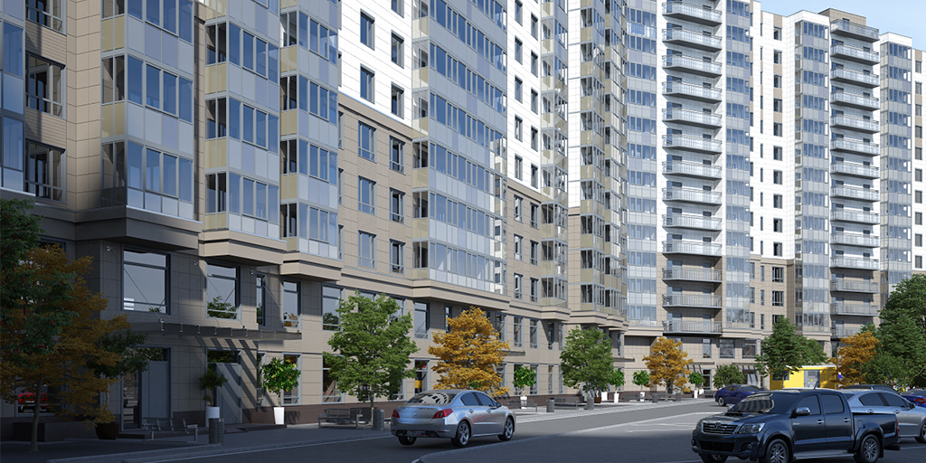 2-комнатная, 68 м² — ЖК ЖК Кудрово