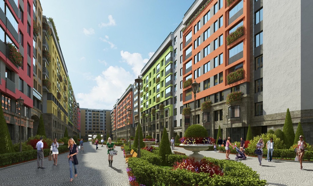 2-комнатная, 107 м² — ЖК Жилой квартал Палацио