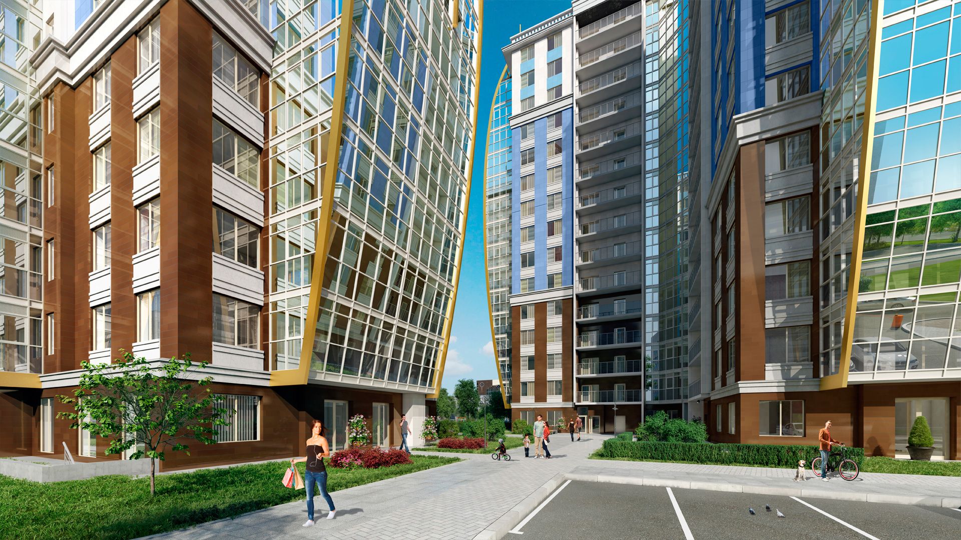 3-комнатная, 108 м² — ЖК ЖК Два Ангела