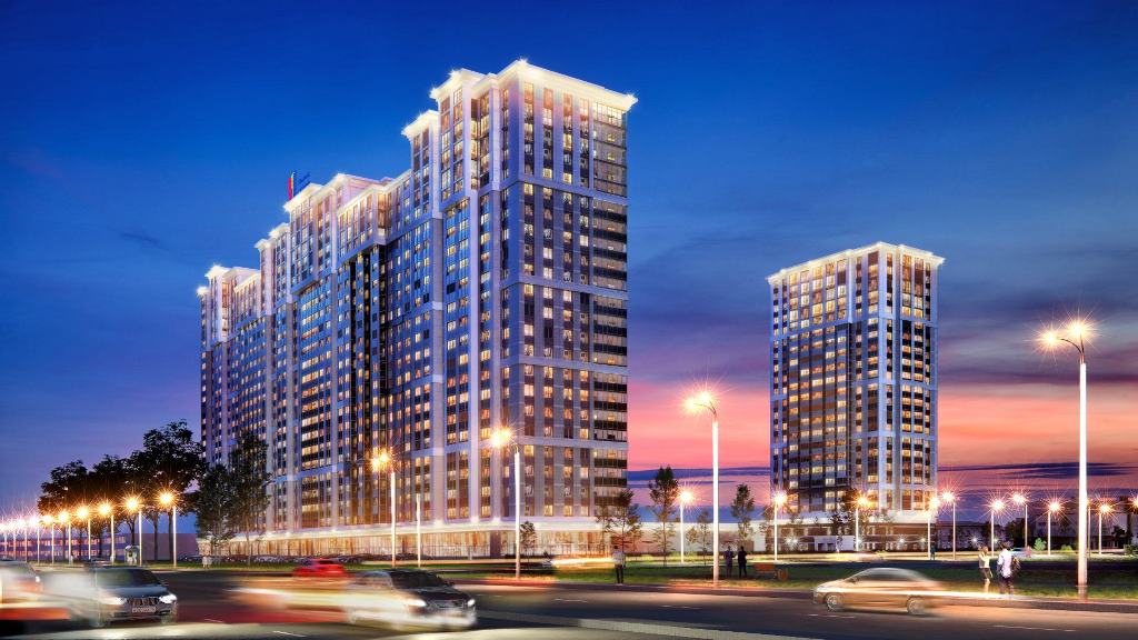 2-комнатная, 54 м² — ЖК ЖК Полис на Неве