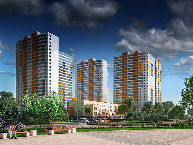 2-комнатная, 72 м² — ЖК Ап-квартал Комендантский (Up-квартал Комендантский)