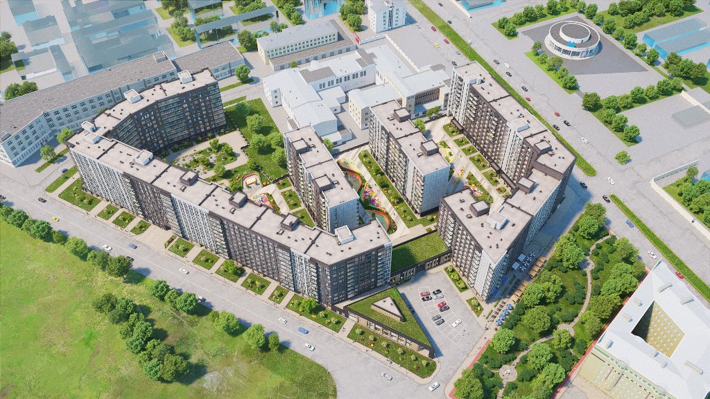 3-комнатная, 83 м² — ЖК ЖК Лиговский сити - Второй квартал (Ligovsky City)