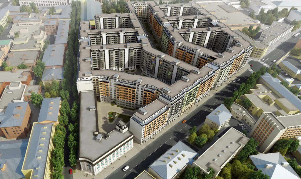 3-комнатная, 105 м² — ЖК Жилой квартал Палацио