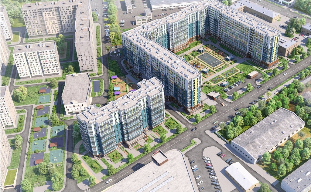 1-комнатная, 52 м² — ЖК ЖК Облака на Лесной