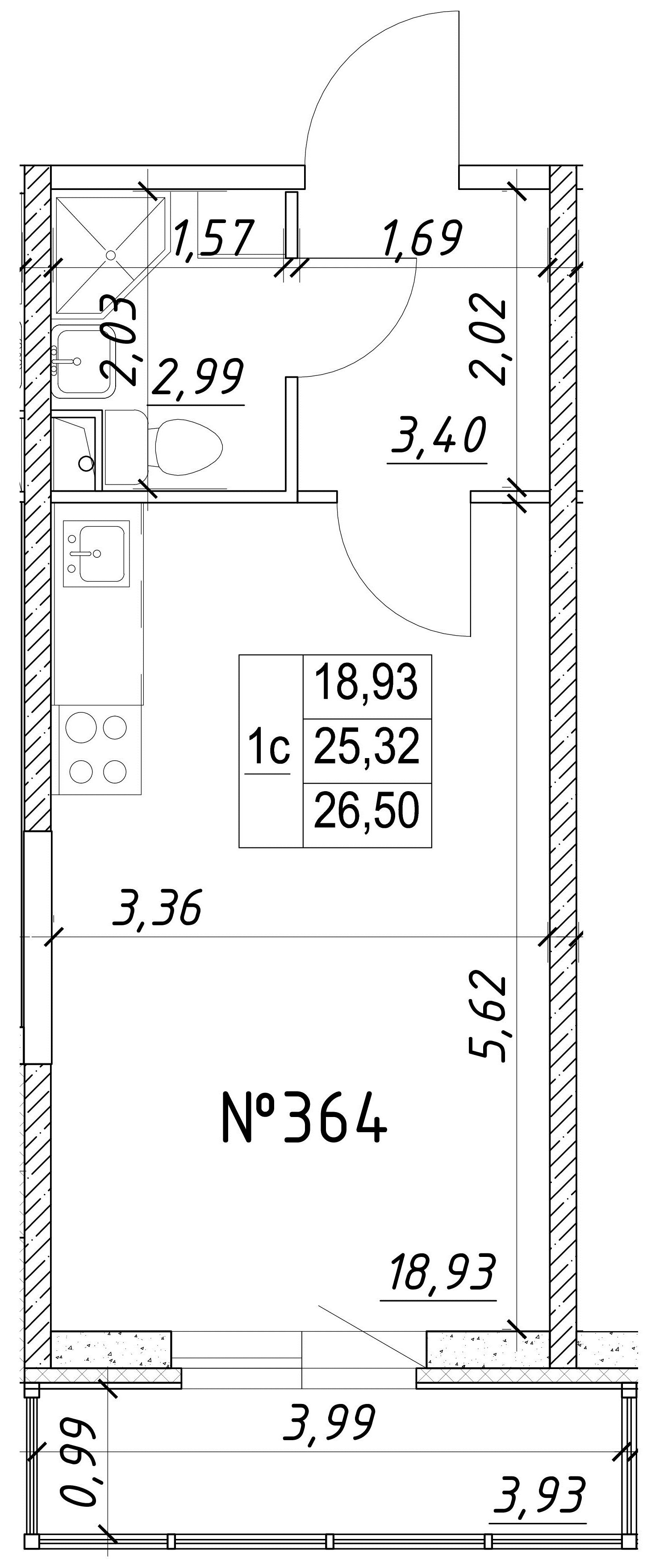 Студия, 27 м² — ЖК Ап-квартал Московский (Up-квартал Московский)