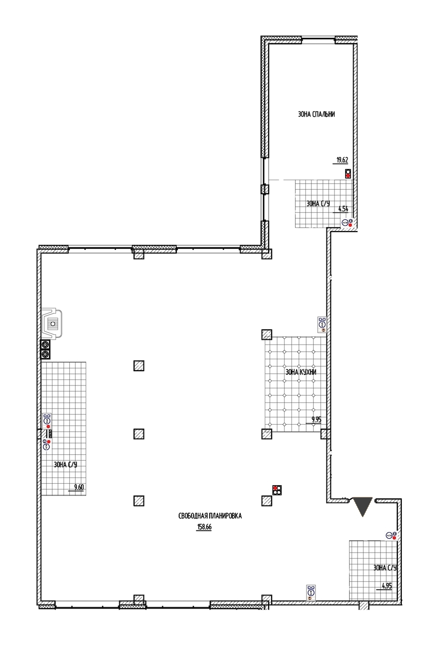 1-комнатная, 207 м² — ЖК ЖК Маленькая Франция