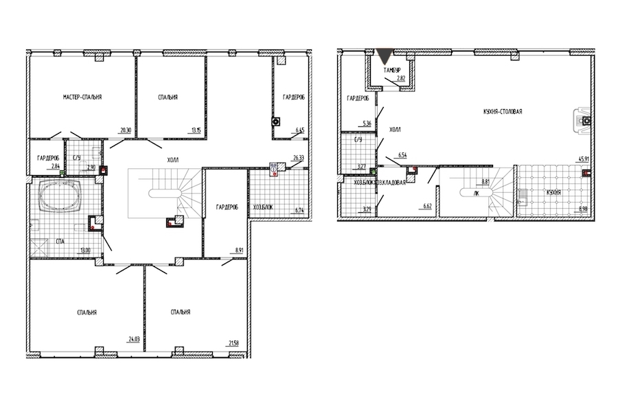 4-комнатная, 247 м² — ЖК ЖК Маленькая Франция