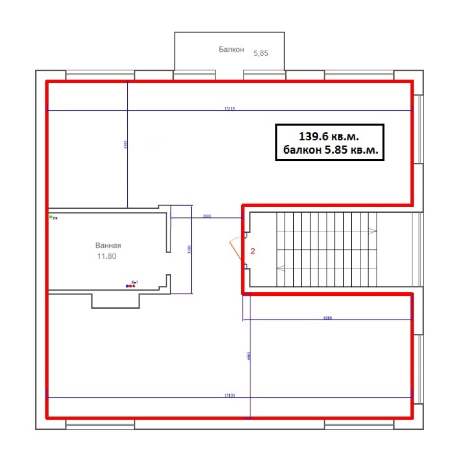 1-комнатная, 138 м² — ЖК ЖК Лахта Парк