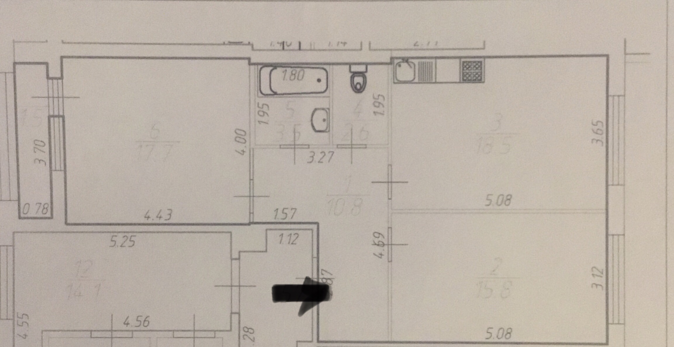 2-комнатная, 69 м² — ЖК ЖК Царская Столица