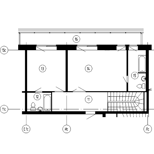 4-комнатная, 158 м² — ЖК ЖК Эталон на Неве