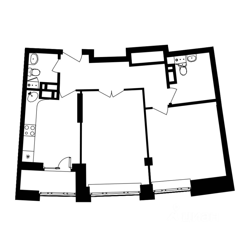 4-комнатная, 269.98 м² — ЖК ЖК Маршал